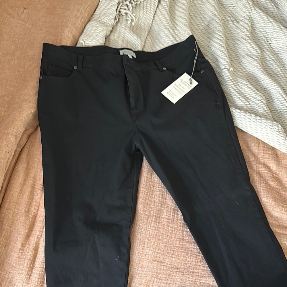 Anatomie Black Straight Leg Pants